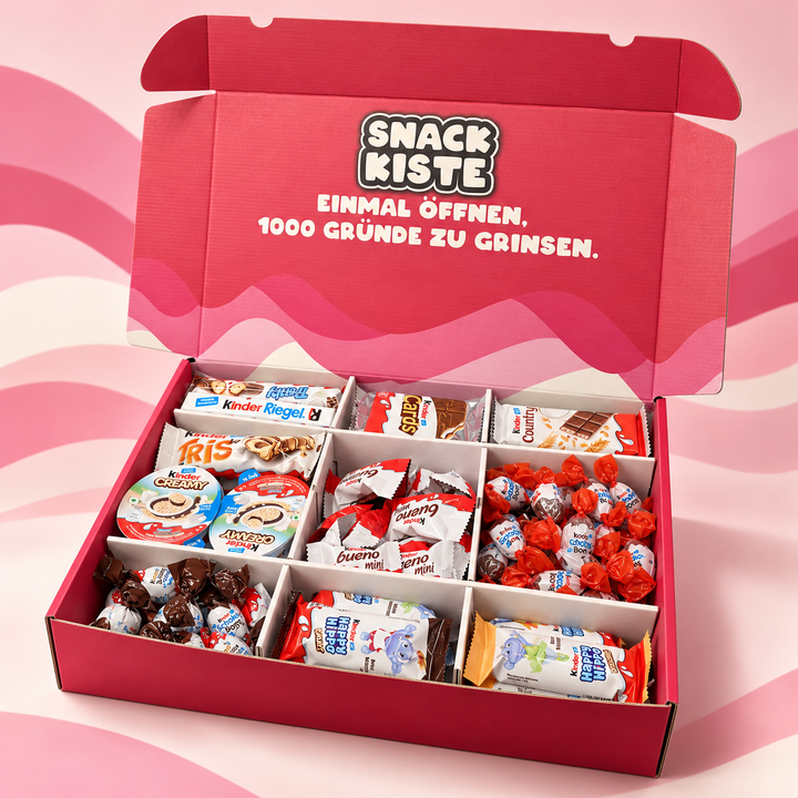 Kinder Snackkiste Maxi Edition – Geschenkbox