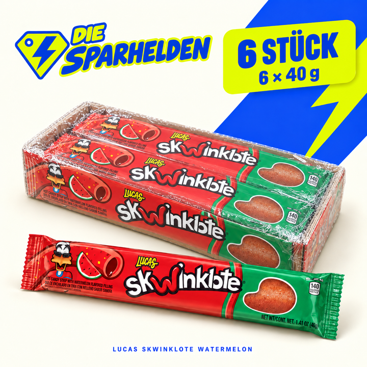 Lucas Skwinklote Watermelon – 6 × 40 g