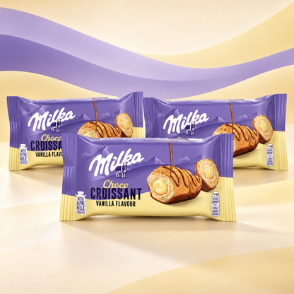 Milka Choco Croissant Vanille 50 g - 3er-Set